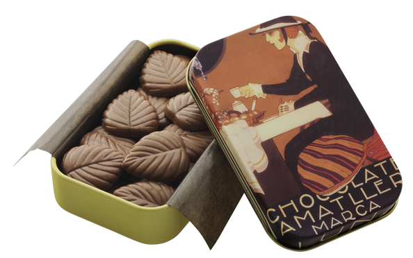 Suklaalehdet 40x30g peltinen display