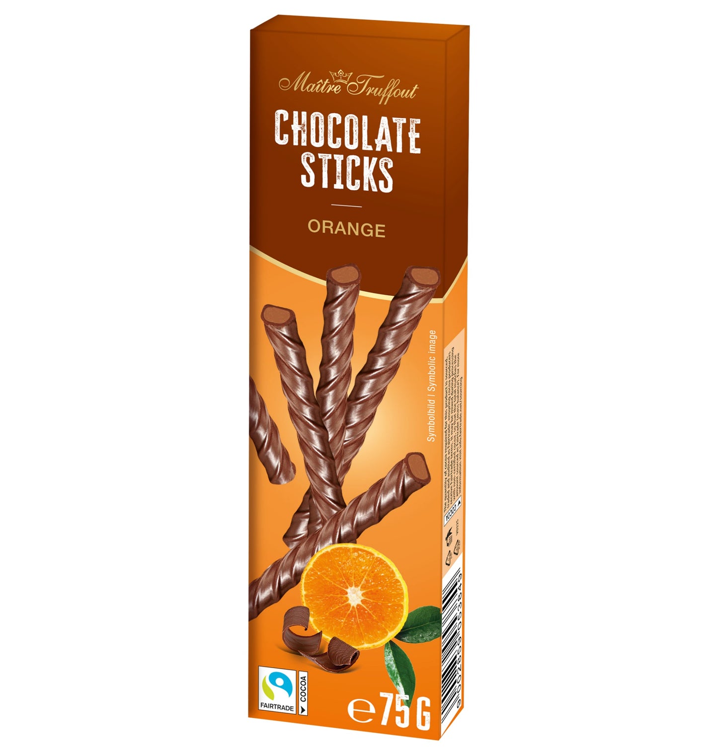 Suklaatikut 75g appelsiini Fair Trade