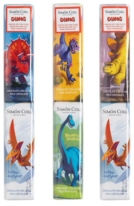 Dino-suklaapatukat 2*18g