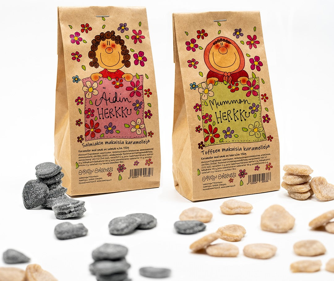 Äidin & mummon herkkupussit lajitelma 150g