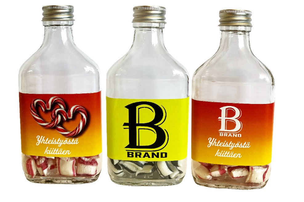 Snapsipullot 50g omalla etiketillä