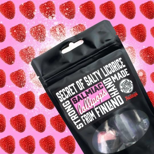Salmiac Lollipops 72g