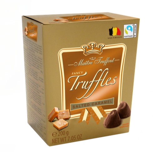 Fancy Truffles 200g salted caramel Fair Trade