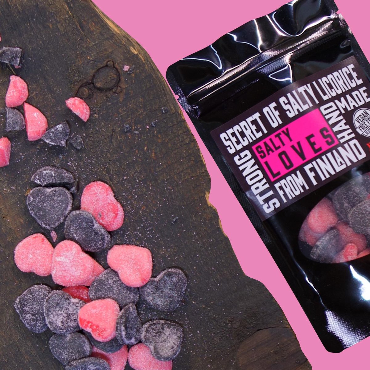 Salmiac Lollipops 72g