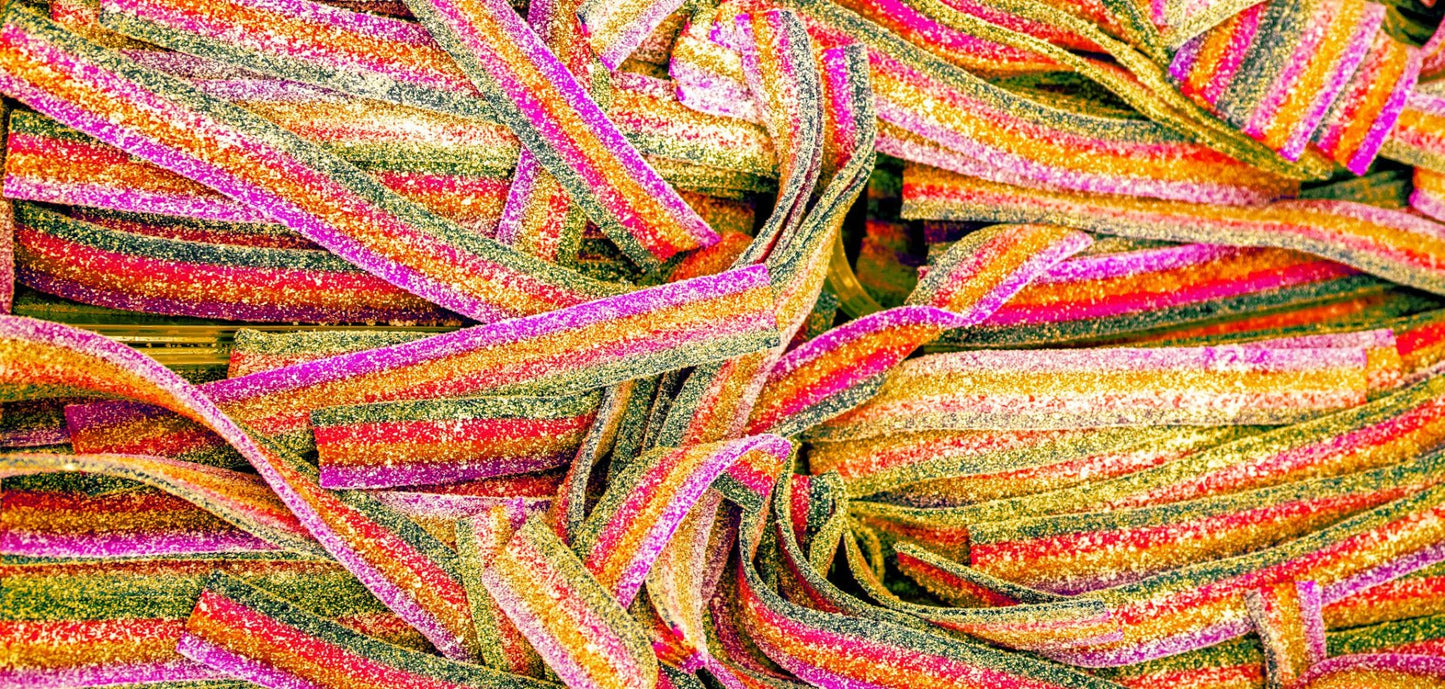 Karkkiremmit 80g mansikka