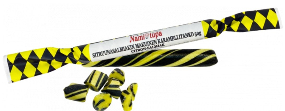 Karamellitanko 50g sitruunasalmiakki