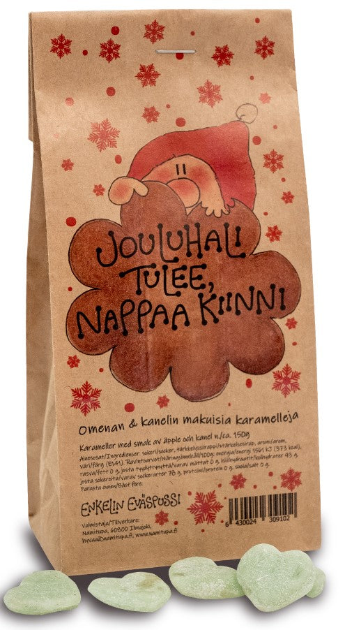 Joulusydänkaramellit 150g lajitelma