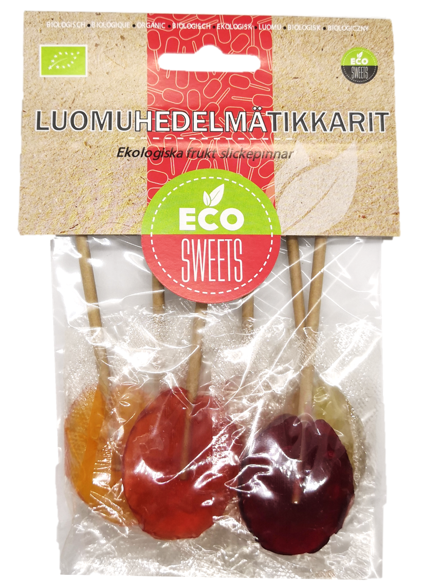 Luomuhedelmätikkarit 50g