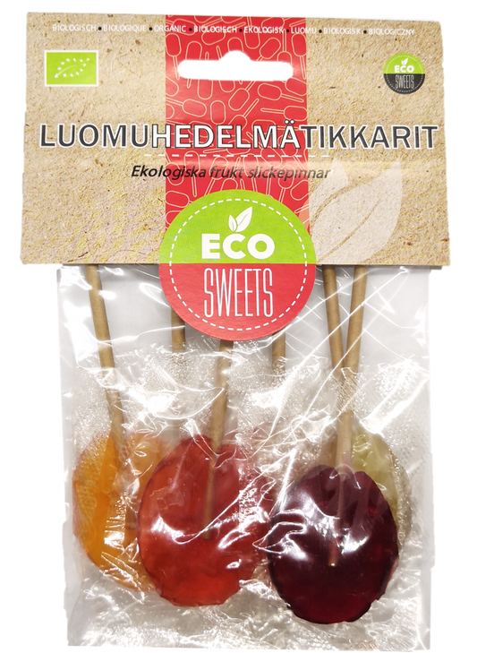 Luomuhedelmätikkarit 50g