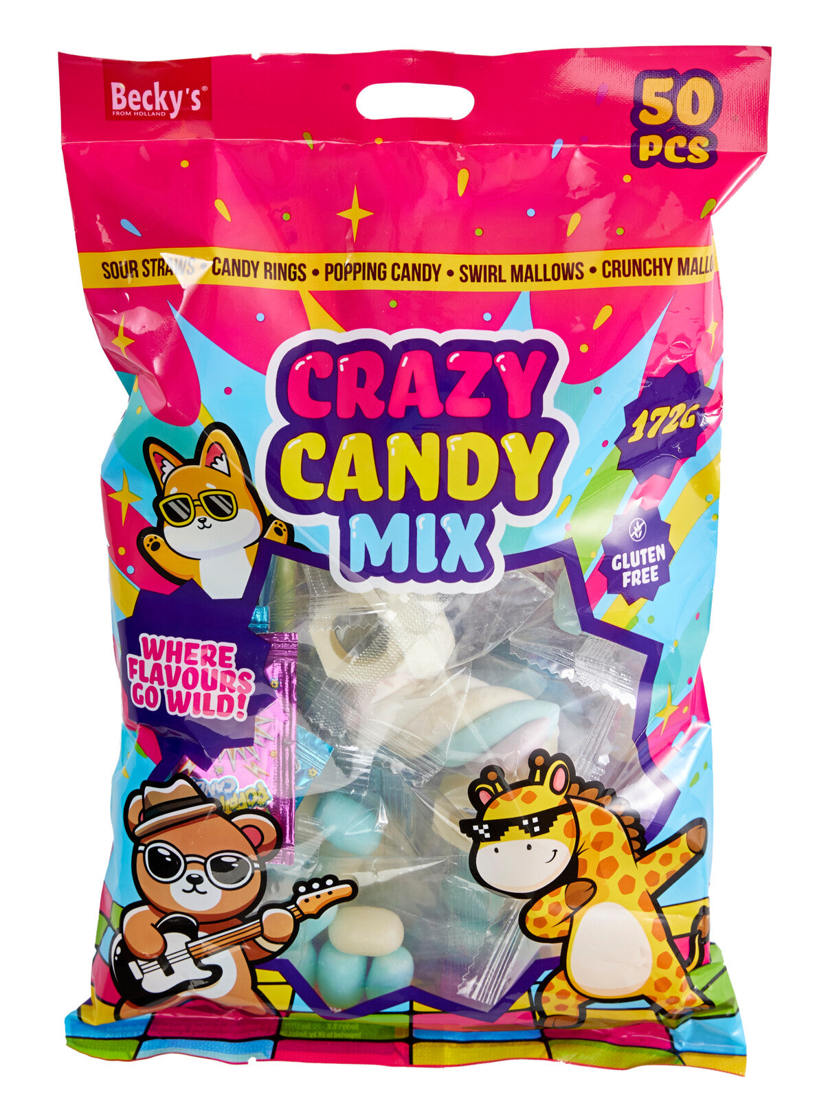 Crazy Candy Mix-pussi 172g