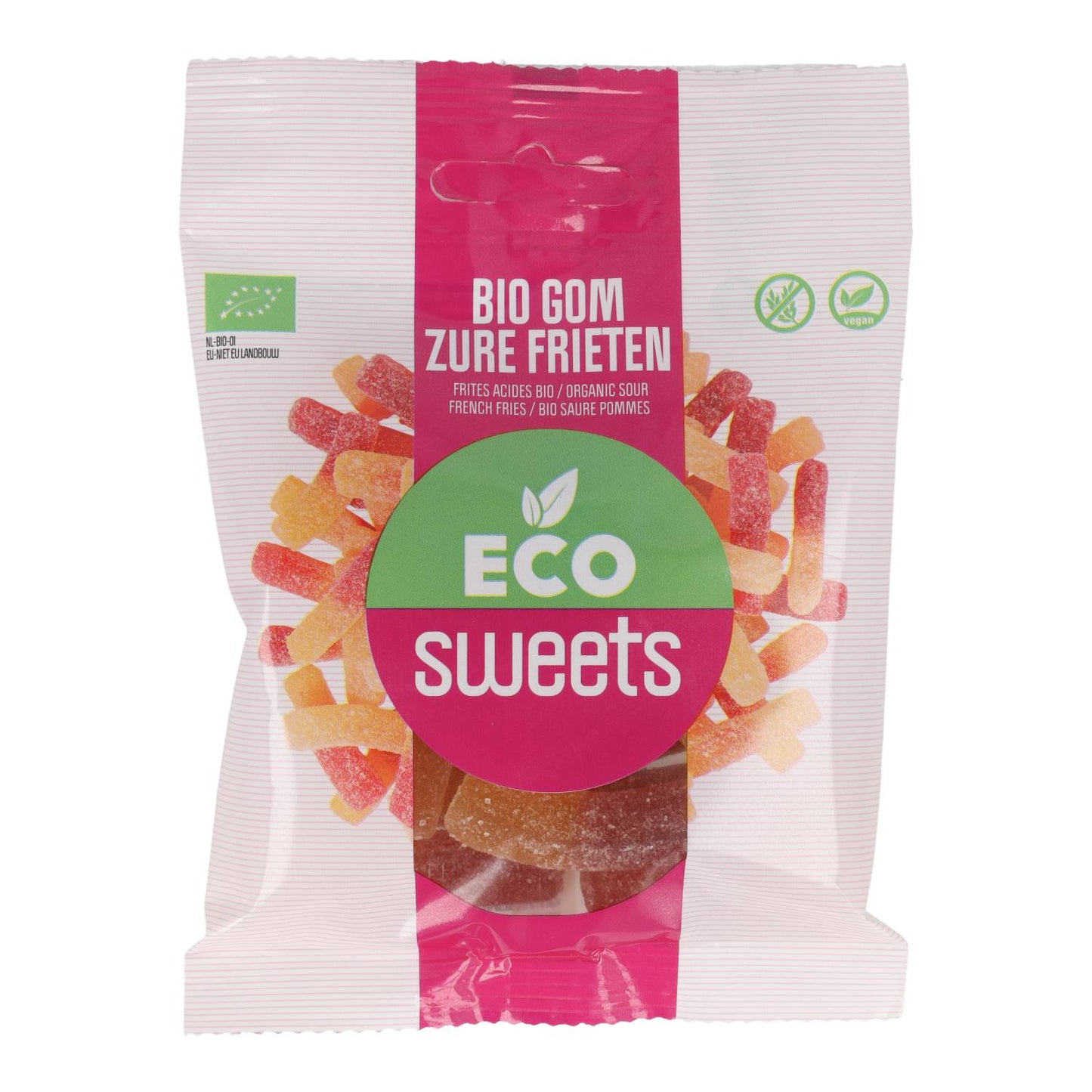 Kirpeät luomuhedelmäkarkit 75g FI-EKO-201