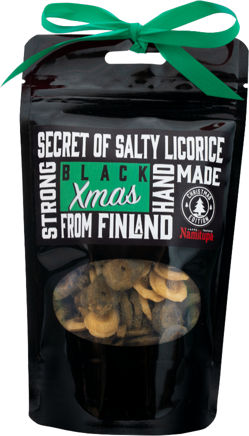 Salmiakkisekoitus Black Xmas 100g