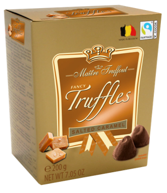 Fancy Truffles 200g salted caramel Fair Trade