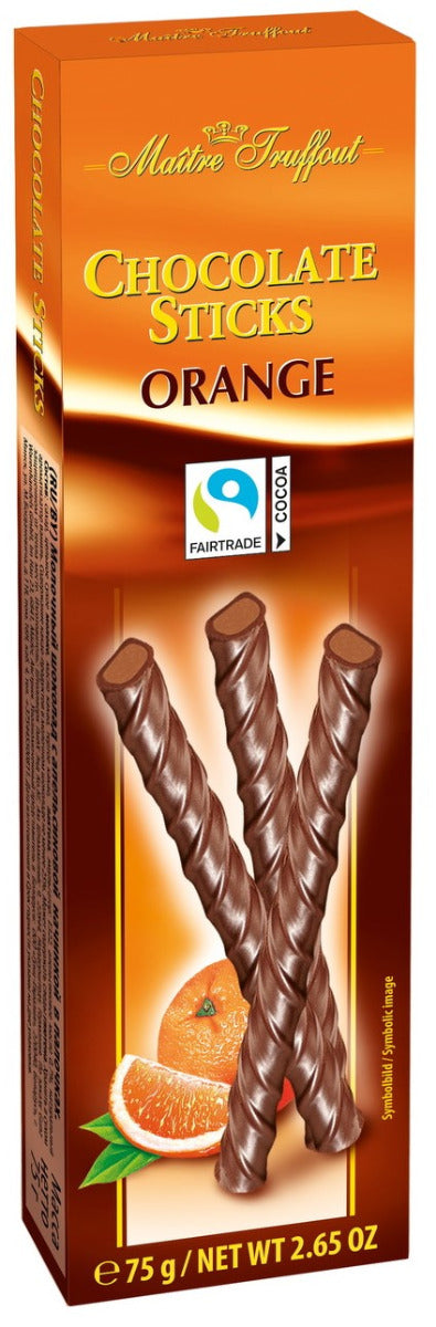 Suklaatikut 75g appelsiini Fair Trade