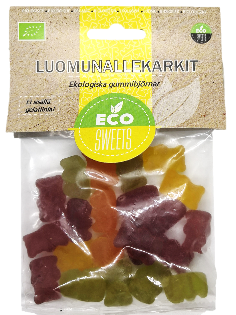 Luomunallekarkit 75g