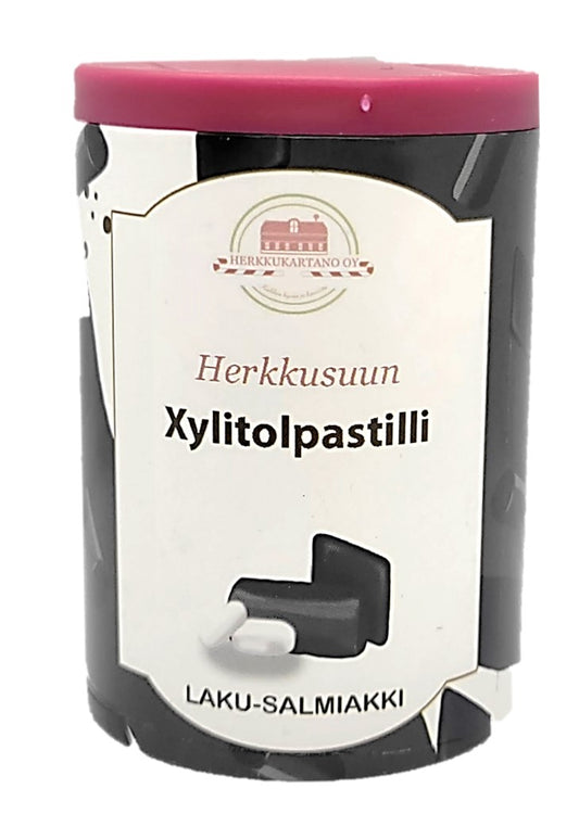 Herkkusuun Xylitol-pastillit 70g Lakusalmiakki