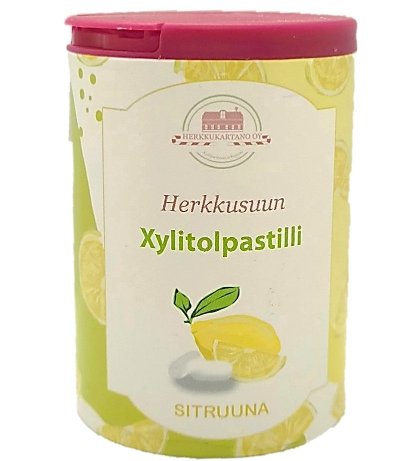 Herkkusuun Xylitol-pastillit 70g Sitruuna