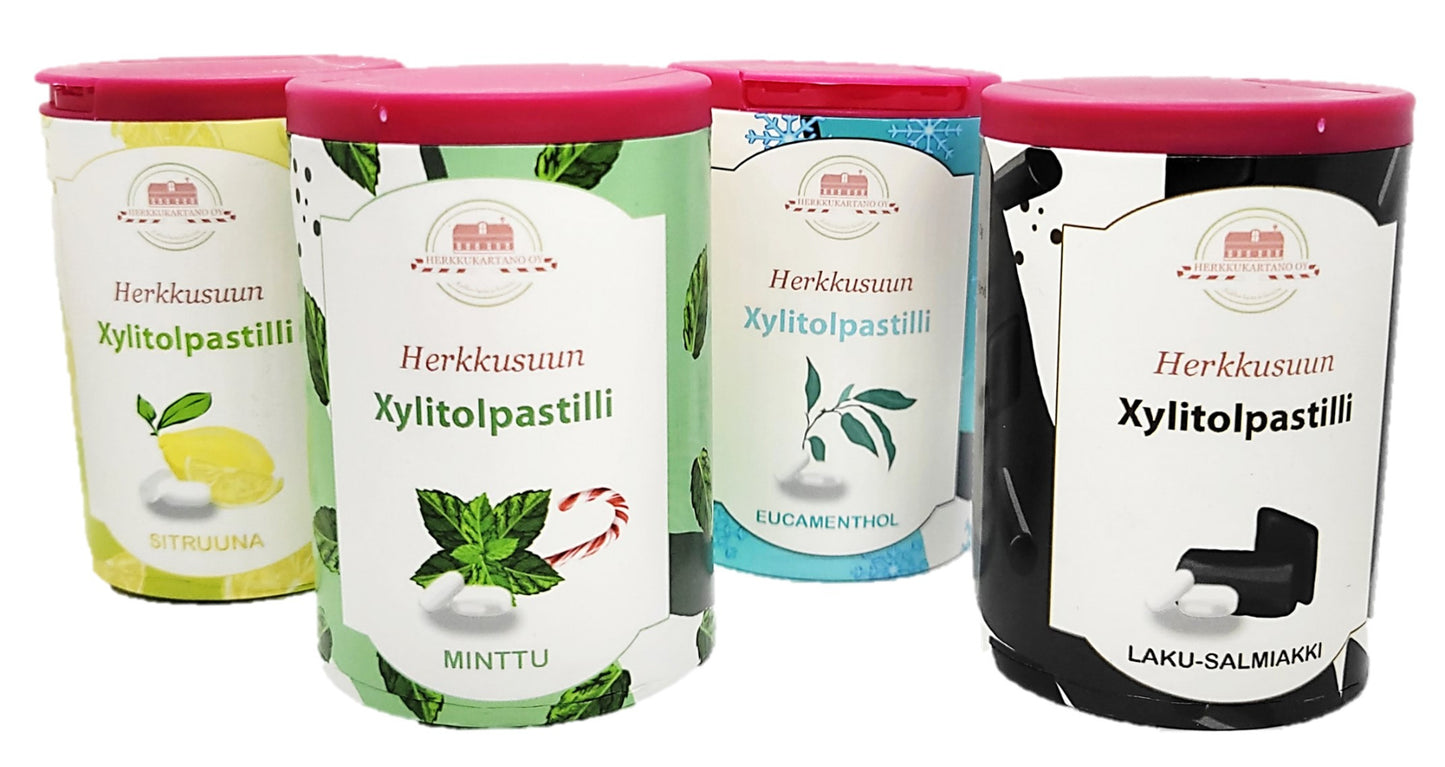 Herkkusuun Xylitol-pastillit 70g Minttu